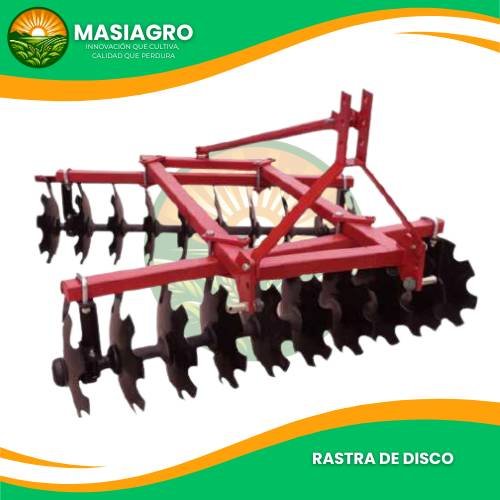 Rastra de disco para tractor